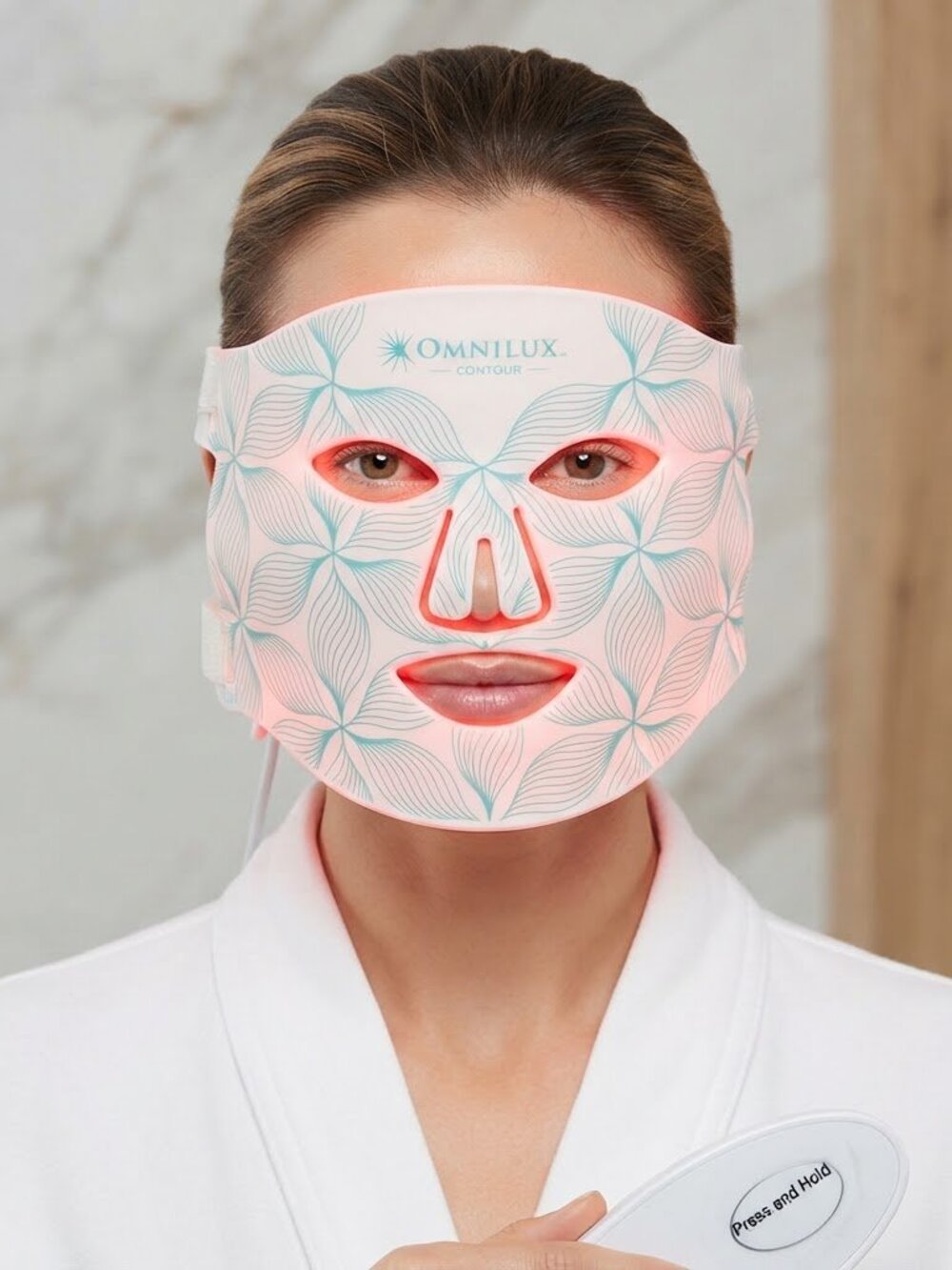 Omnilux Contour Face LED Light Therapy Mask Red Near-Infrared Skincare Mask